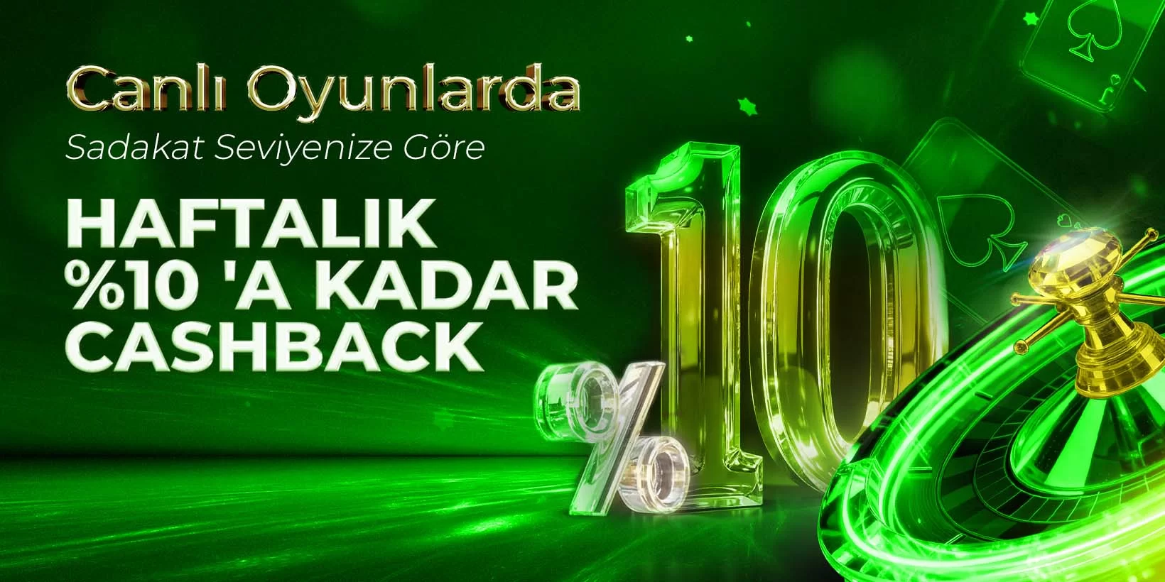 Live Casino Cashback Promo